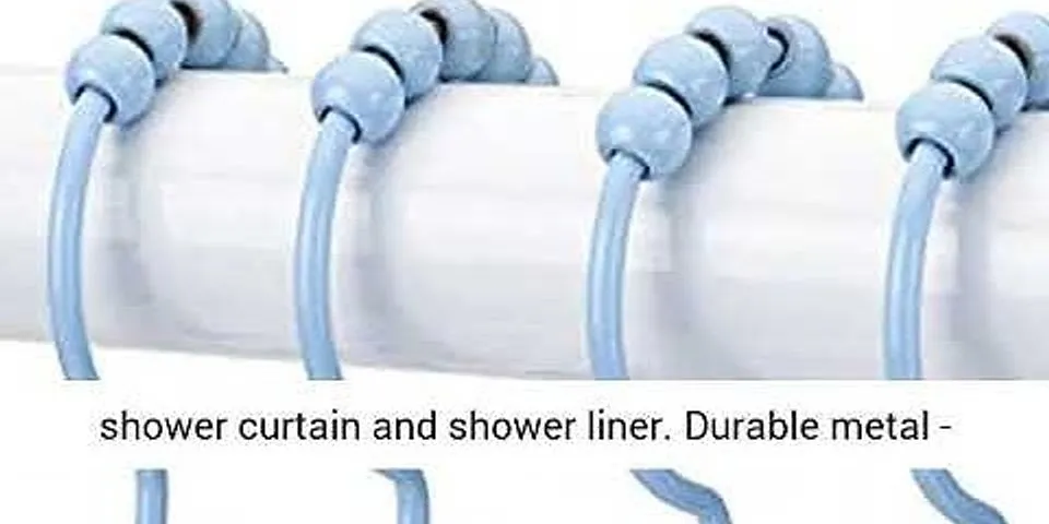 Double Shower Curtain Hooks Plastic
