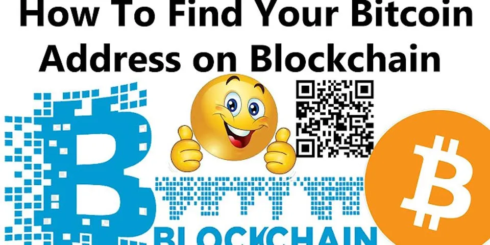 Get bitcoin address blockchain