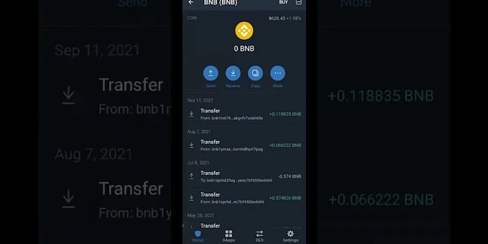 How do I send BNB trust wallet to MetaMask?