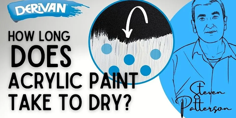 How long does it take for acrylic paint to dry completely