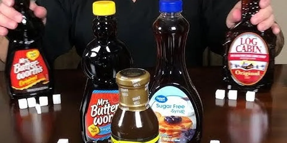 How many carbs in sugar Free syrup