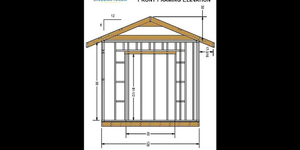 How to build a 10x10 shed cheap