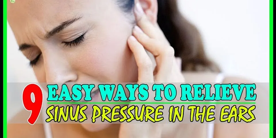 How to drain sinuses from ears