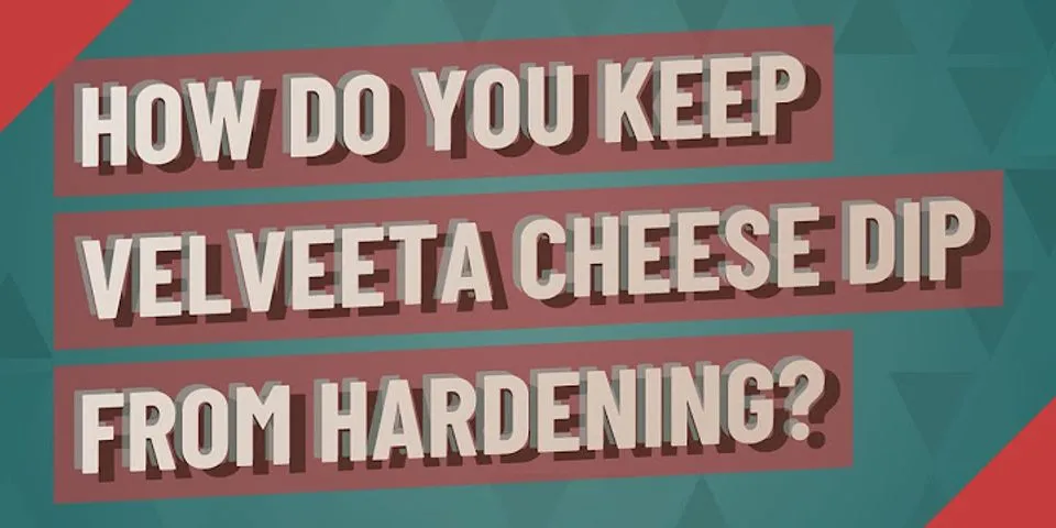 How to keep melted cheese from hardening