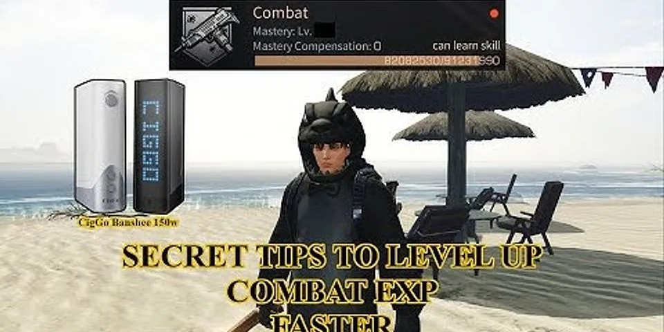 How to level up combat fast