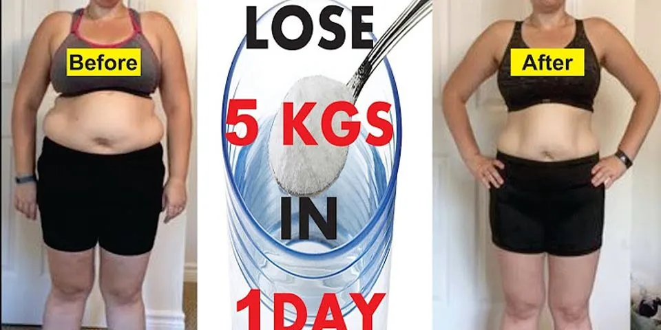 How to lose weight in 1 day with water