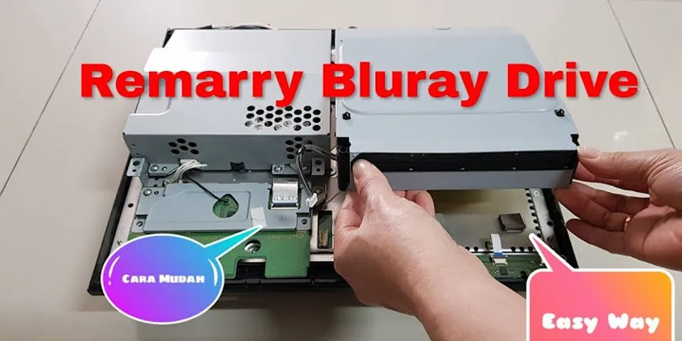 How to replace ps3 blu ray drive