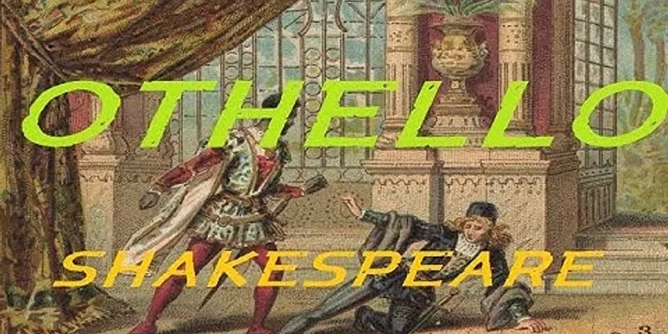 Othello describes himself as one who loved not wisely, but too well what does this mean