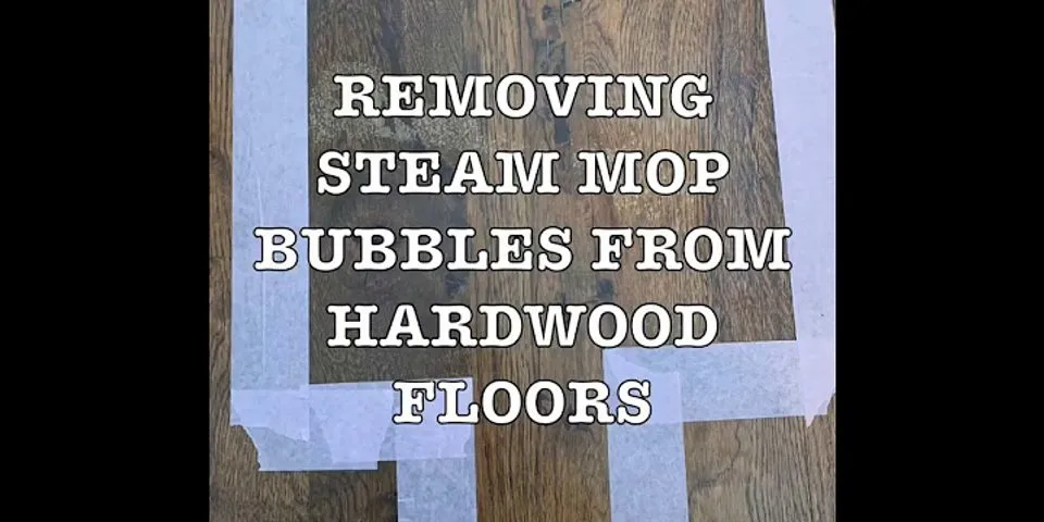 Polyurethane bubbles on hardwood floors