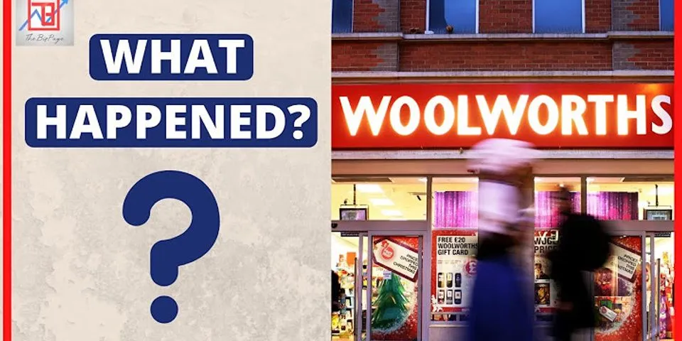 What happened to Woolworths UK