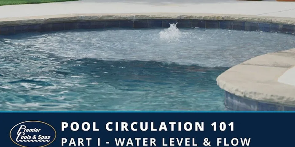 What should water level be in pool