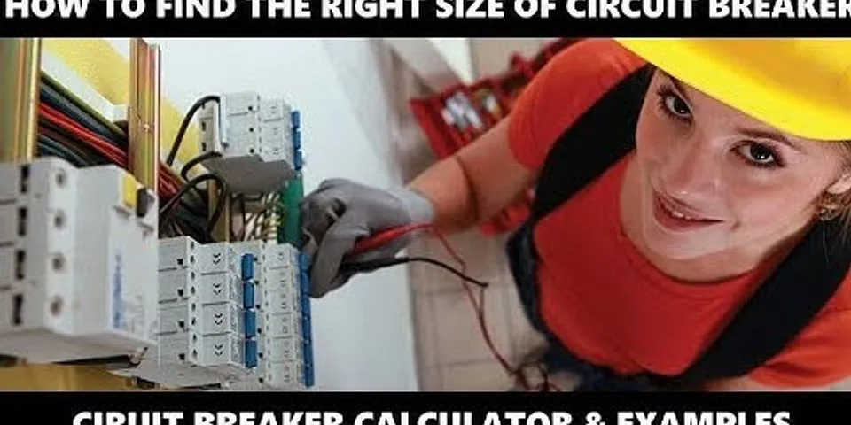 What size circuit breaker for a 3HP motor