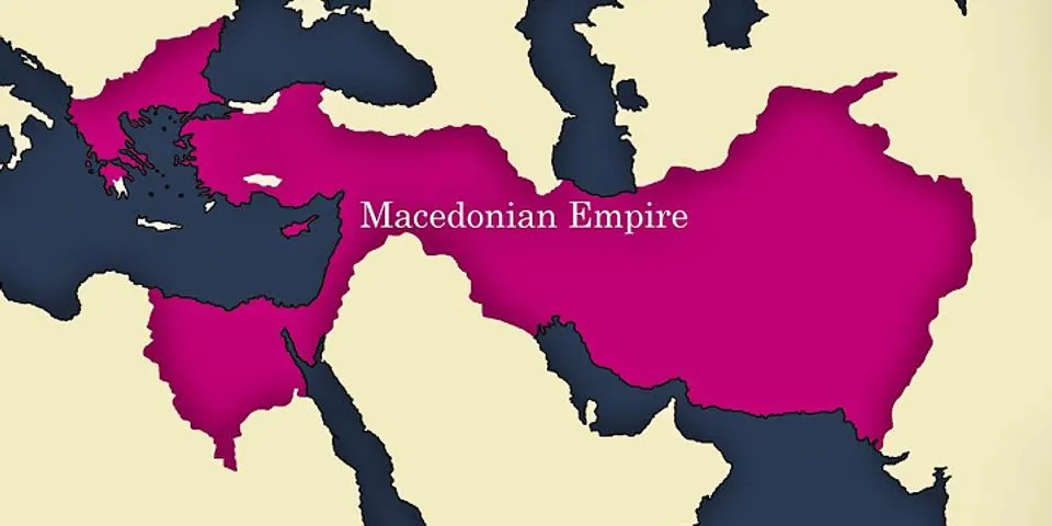 Who started the Macedonian empire?