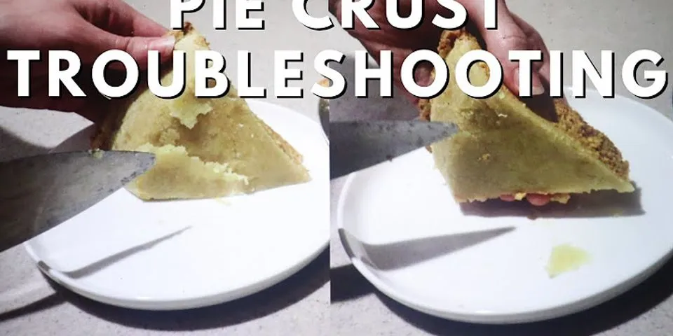 Why isnt my pie crust cook on the bottom?