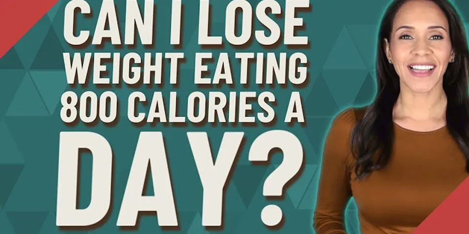 Will I lose weight eating 800 calories?
